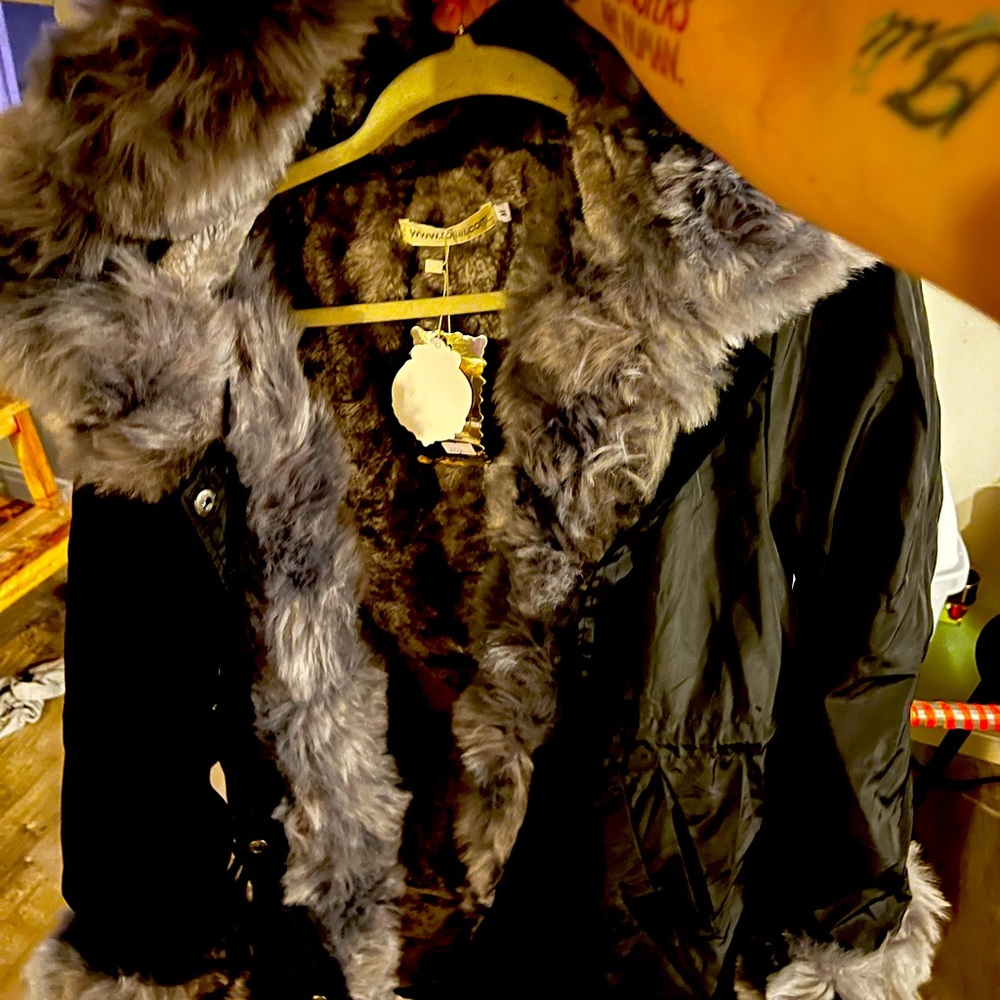 NWT fur lined winter coat
